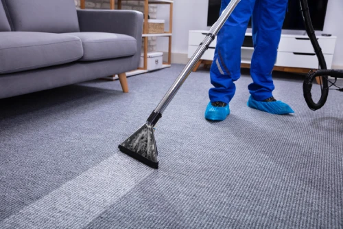 Carpet refreshed with professional cleaning